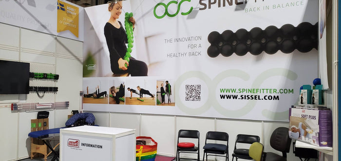 First trade fair participation for the SPINEFITTER by SISSEL - visitors test the world innovation